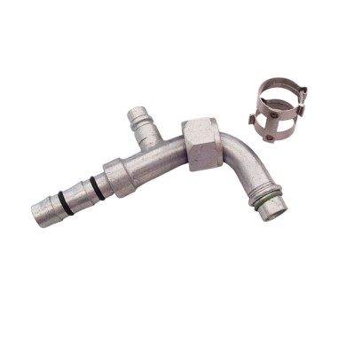 Ακροφύσιο 90° 10mm (7/8) o-ring Maflow με πλήρωση R-134a Ψύξη Φορτηγών