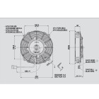 Ανεμιστήρας 190mm 24V Spal Αναρροφήσεως VA14-BP7/C-34A Κλιματισμός Αυτοκινήτου - AutoFreeze