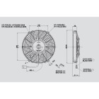 Ανεμιστήρας 225mm 12V Spal Ωθήσεως VA07-AP12/C-58S Κλιματισμός Αυτοκινήτου - AutoFreeze