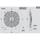 Ανεμιστήρας 190mm 24V Spal Ωθήσεως VA14-BP7/C-34S Κλιματισμός Αυτοκινήτου - AutoFreeze