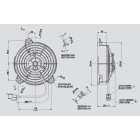 Ανεμιστήρας 144mm 12V Spal Ωθησεως VA37-A101-46S Κλιματισμός Αυτοκινήτου - AutoFreeze