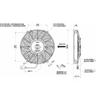 Ανεμιστήρας 225mm 24V Spal Ωθήσεως VA07-BP12/C-58S Κλιματισμός Αυτοκινήτου - AutoFreeze