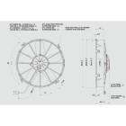 Ανεμιστήρας 305mm 12V βαρέως τ. Spal Ωθήσεως VA01-AP70\LL-36S Κλιματισμός Αυτοκινήτου - AutoFreeze