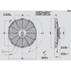 Ανεμιστήρας 305mm 24V ενισχ.Spal Ωθήσεως VA10-BP50/C-61S Κλιματισμός Αυτοκινήτου - AutoFreeze