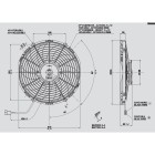Ανεμιστήρας 305mm 12V ενισχ.Spal Ωθήσεως VA10-AP50/C-61S Κλιματισμός Αυτοκινήτου - AutoFreeze