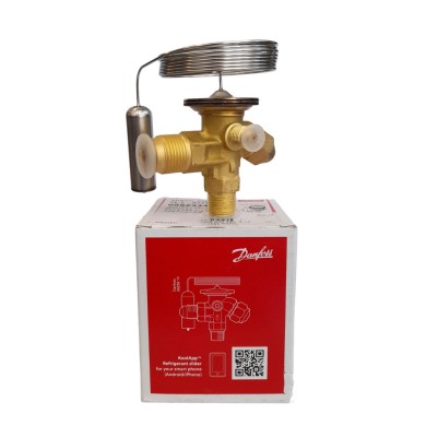 Κεφαλή Βαλβίδος TE2 R-134a βιδωτή με εξίσωση FL Danfoss 
