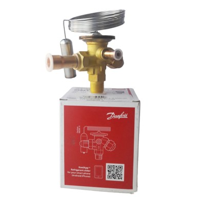 Κεφαλή Βαλβίδος ΤE2 R-404Α κολλητή με εξίσωση S Danfoss 
